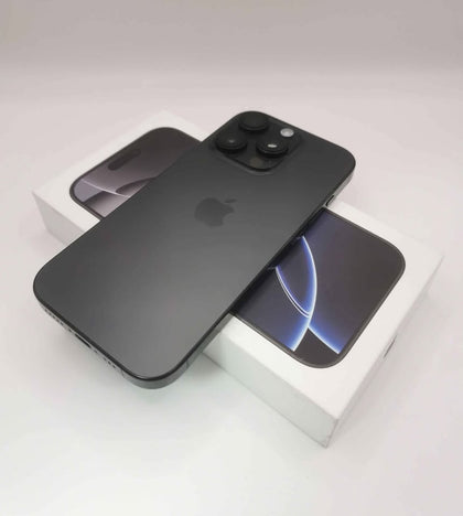 Apple iPhone 16 Pro 256GB Black Titanium, Unlocked, Boxed 99% Battery Health