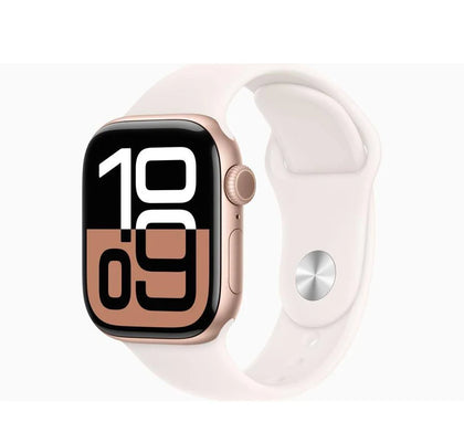 Apple Watch Series 10 (2024) GPS 42 mm - Aluminium Rose Gold - Sport band Pink