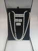 brand new silver rope chain , 925, weight 44.2 g , lenght 24"