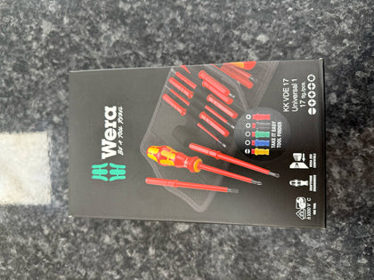 WERA 17pcs screwdriver set - like new