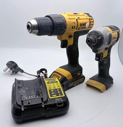 Dewalt Combi + impact drill sert