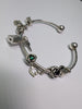 SILVER PANDORA BANGLE WITH CHARMS PRESTON  STORE