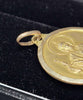 9ct Yellow Gold St Christopher Pendant - 1.79G. Hallmarked