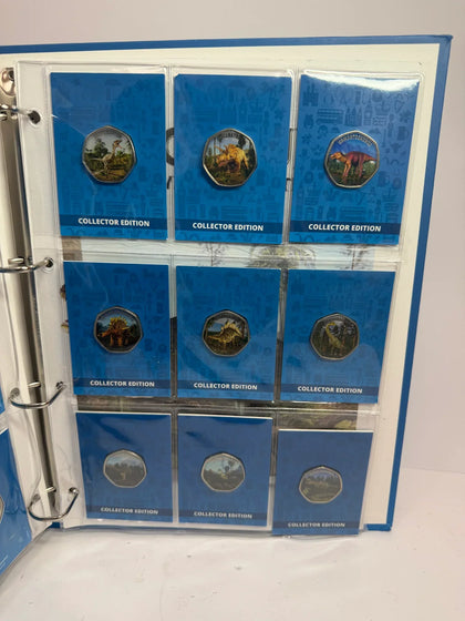 Westminster Commemorative 50p Dinosaur coin collection