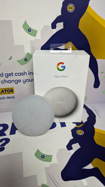Google Nest Mini - 2nd Generation - with Google Assistant - Chalk | GA00638.