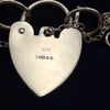 9CT Yellow Gold Multi-Bar Gate Bracelet With Heart Shaped Clasp -  11.63 Grams - 7" Long