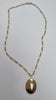 9CT GOLD LOCKET & 18" NECKLACE