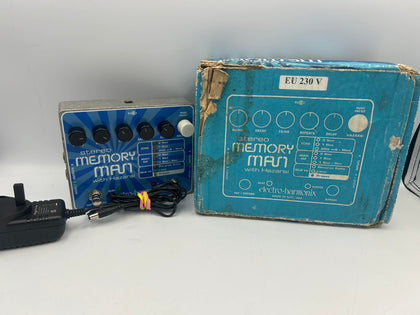 Electro-Harmonix Stereo Memory Man with Hazarai Delay Looper Guitar Effect Pedal