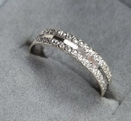 9ct White Gold Ring O1/2