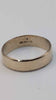 9ct Gold Wedding Band Ring - Size P - 2.34 Grams