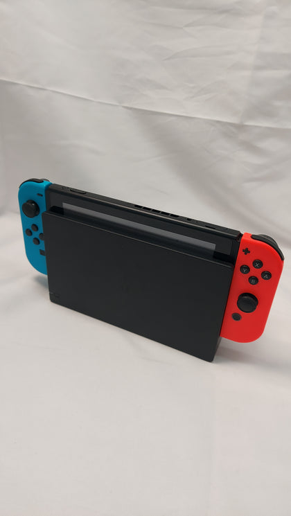 Nintendo Switch Console  Neon Red and blue console unboxed