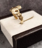9ct Yellow Gold Irish Stamped Claddagh ring -  Size N