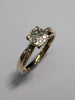 9ct Gold Diamond Ring - Size N 1/2