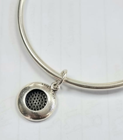 Pandora Signature logo charm bangle
