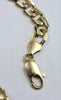 9ct Gold Curb Bracelet 9"