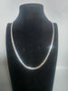 9ct WHITE GOLD CURB NECKLACE 375 11.4G 18'' in Length