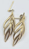 9ct Gold Leaf Earrings