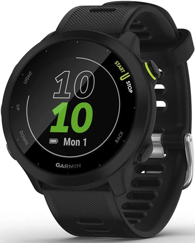 Garmin Forerunner 55 GPS Running Smartwatch, Black