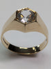 9ct gold ring with extra large stone