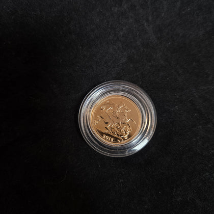 2018 Gold Sovereign Coin Elizabeth II Fifth Head