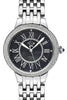 Astor II GV2 Black Dial Stainless Steel Swiss Quartz Diamond Watch