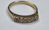 9CT GOLD DIAMOND ETERNITY RING SIZE L