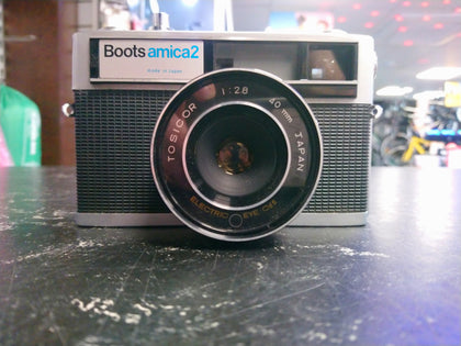 Boots Amica 2 Rangefinder Camera With Tosicor 40mm F/2.8 Lens C. 1980.