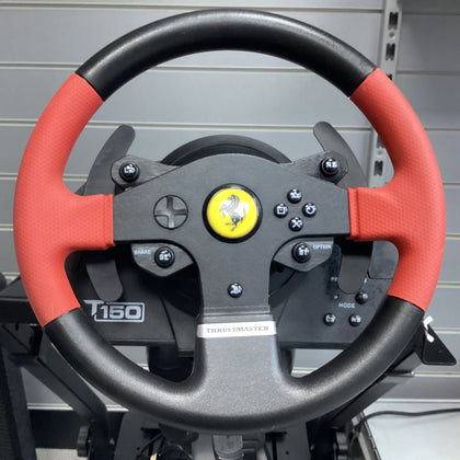 Thrustmaster T150 wheel  peddles and frame