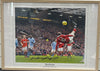 Manchester United vs Manchester City ‘Wayne Rooney’s Overhead Goal’ Memorabilia Signed *COLLECTION ONLY*