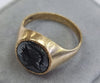 9ct gold Centurian Ring Size T1/2
