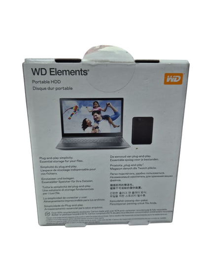 Western Digital Wd Elements Portable 5Tb Black