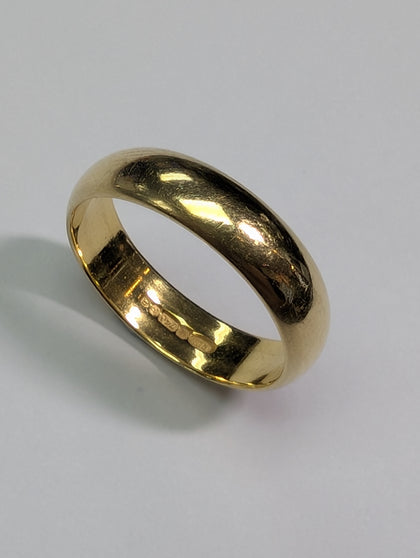 18CT GOLD WEDDING BAND RING