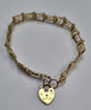 9CT GOLD GATE BRACELET LEYLAND