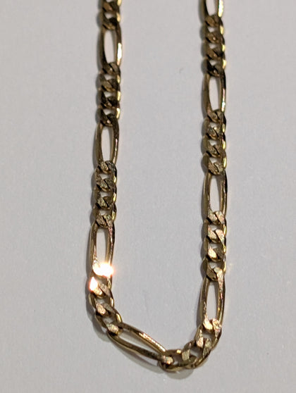 9ct gold Figaro chain