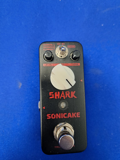 SONICAKE Guitar Effects Pedal Shark Higain Classic British Crunch Distortion - Collection Only.