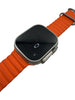 Apple Watch Ultra (GPS + Cellular), 49mm Titanium Case with Orange Alpine Loop