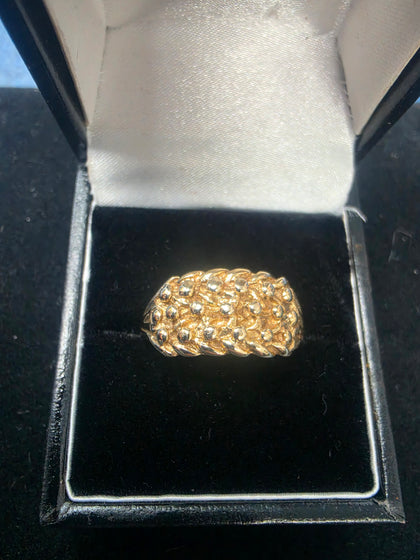 9CT Gold Ring 375 3.5G Size U