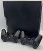 PlayStation 3 slim console 120GB plus 2 controllers and power cables black unboxed