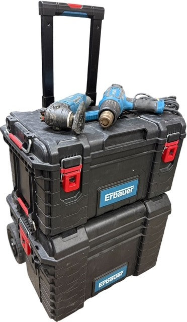 Erbauer Tool Trolley With Heat Gun & Multi Tool ***Collection Only***