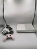 Xbox One S console 500GB white discounted with wired controller and power cables - crack on casing and discolouration