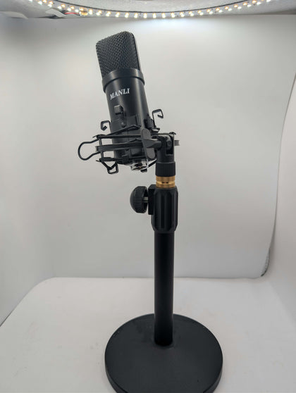 Manli USB Condenser Microphone Streaming/Podcasting Kit