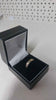 9ct Yellow Gold Ring With Glass Stones - 1.41 Grams - Size M