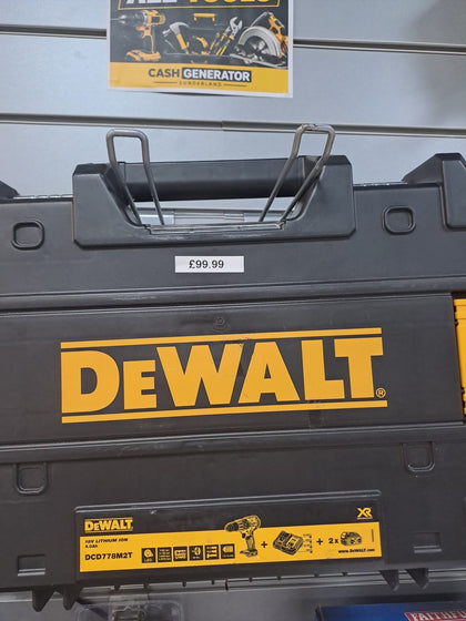 DeWalt Combi Drill Cordless Brushless 18V Li-Ion XR