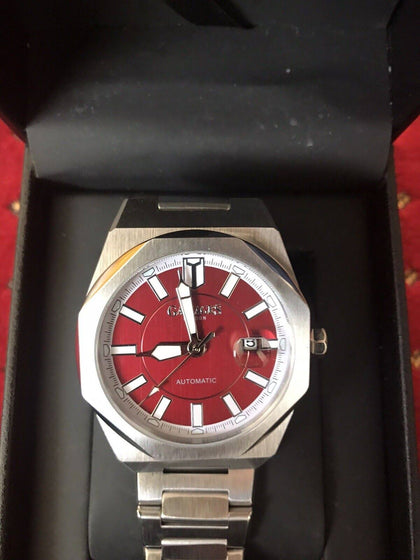 Gamages Of London Quintessential Automatic Watch Red