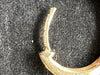 14ct Hoop Gemmed Earrings
