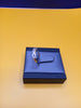Silver Infinity Band Ring Size-N