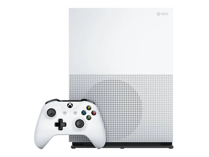 Xbox One S 1TB - White with charging dock & forza horizon 4 (DISC ONLY)