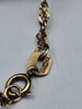 9ct Yellow Gold Necklace With Foral CZ Pendant - 22" Long - 2.24 Grams