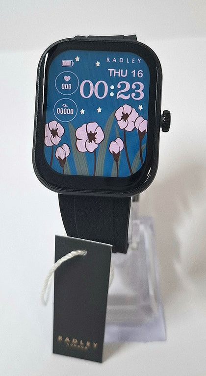 Radley Series 55 Petite Case Black Silicone Strap Smart Calling Watch