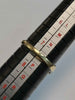 9ct Yellow Gold Ring with Clear And Black Stones - 3.53G - Size O - Hallmarked